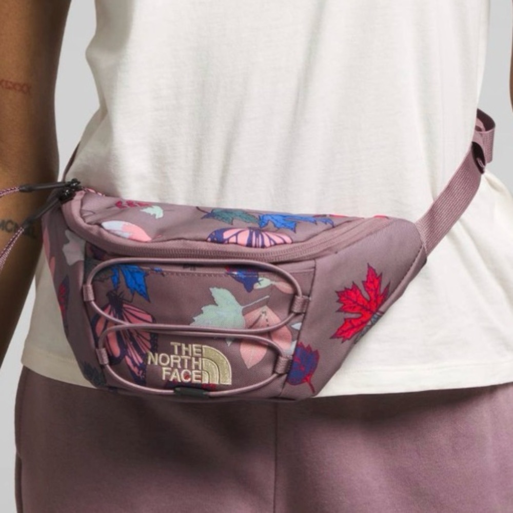 The North Face Jester Lumber Fanny Pack Lavender Floral Waist Bag - Picture 4 of 10